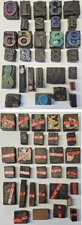 Vintage Handmade Wooden Stamp Lot 30 Numbers 0-9+ Printing Blocks Textile Fabric