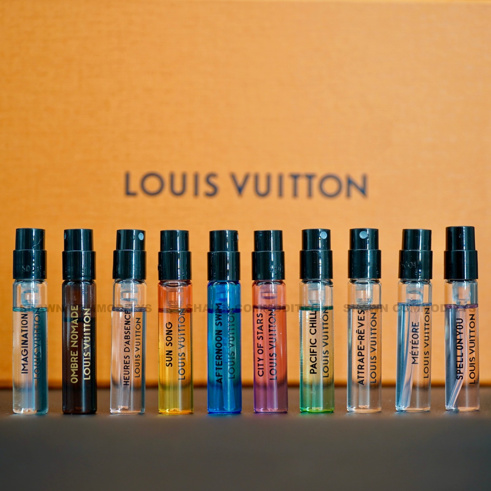 Louis Vuitton Discovery Set of 10 Scents Sample Spray 2ml/0.06oz FAST SHIP