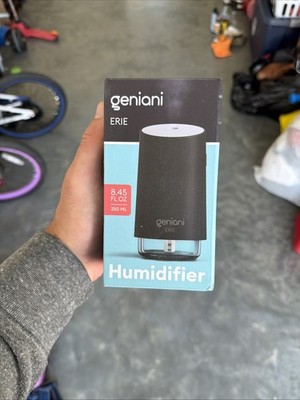 Geniani ERIE Mini Humidifier 250ml Cool Mist USB Black New