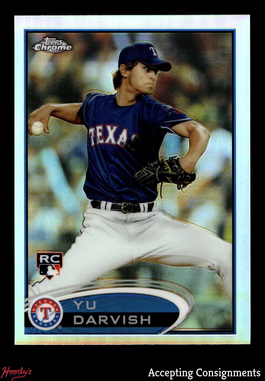 2012 Topps Chrome Refractor #151 Yu Darvish ROOKIE RC RANGERS