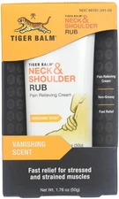 Tiger Balm Neck and Shoulder Rub 1.76 oz Pack of 4 Fast Absorbing Cooling Cream