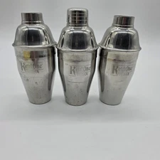 Set of 3 Ketel One Vodka Stainless Steel Cocktail Shakers Barware Bartender