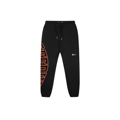 Geedup Team Logo Trackpants 'Black / Black Orange' (2025)