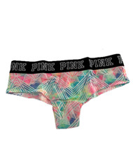Victoria's Secret PINK Logo Cheekster Panty Electric Light