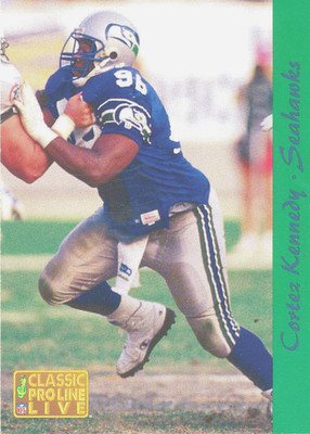 1993 CLASSIC PROLINE-LIVE Cortez Kennedy SEAHAWKS Miami Hurricanes HOF