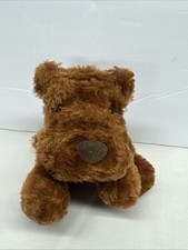 Russ Berrie Whispie Puppy Dog Plush Brown Stuffed Animal Beans Floppy 5  Mini