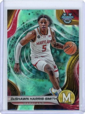 2025 Bowman's Best University Aqua /199 DESHAWN HARRIS-SMITH No. 99!