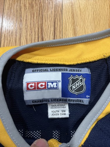 NHL CCM Official Jersey Buffalo Sabres Slug Home Youth League S/M Miller 30 - Picture 5 of 5