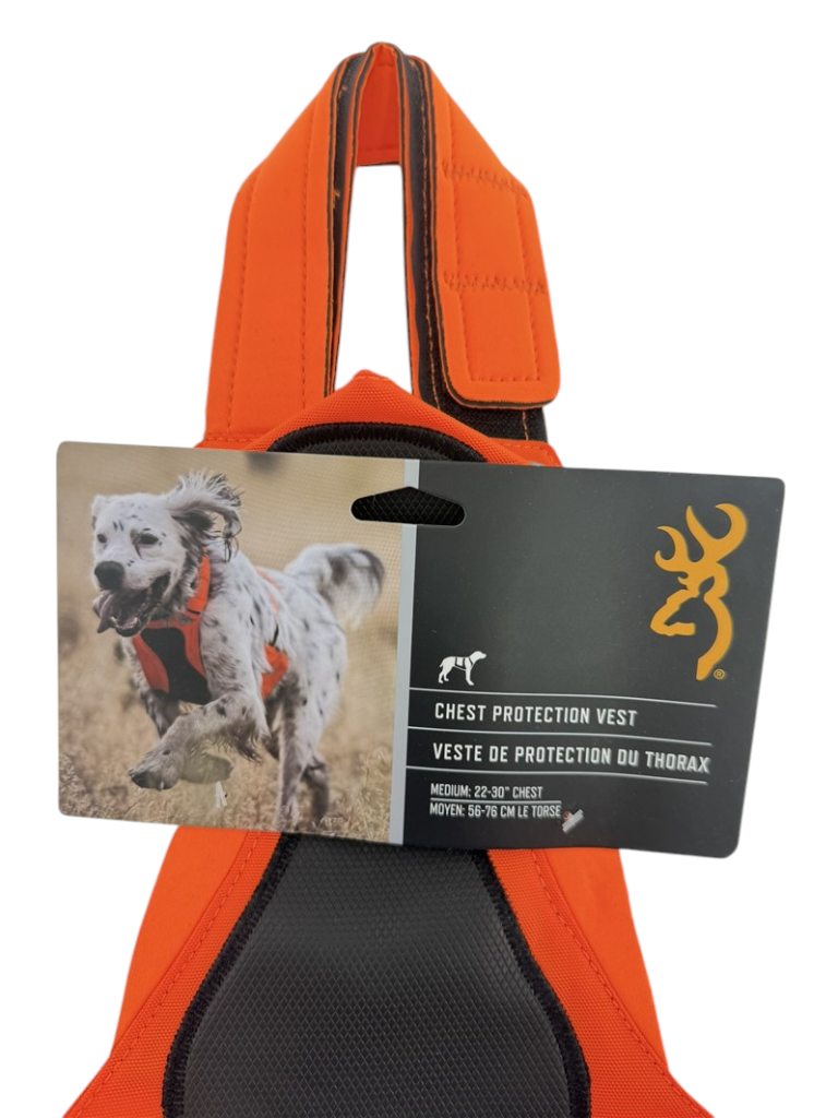 Chest Protector Browning Dog Vest Orange Browning Dog Protection