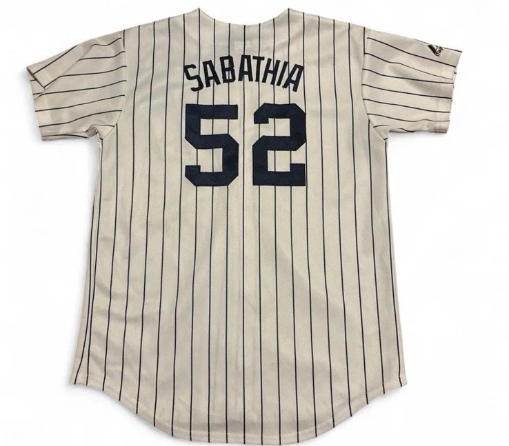 CC Sabathia York Yankees Kids Jersey Size L - Image 2 of 2
