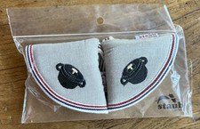 Juego de 2 accesorios de cocina con cubierta de perilla negra para horno Staub NUEVO