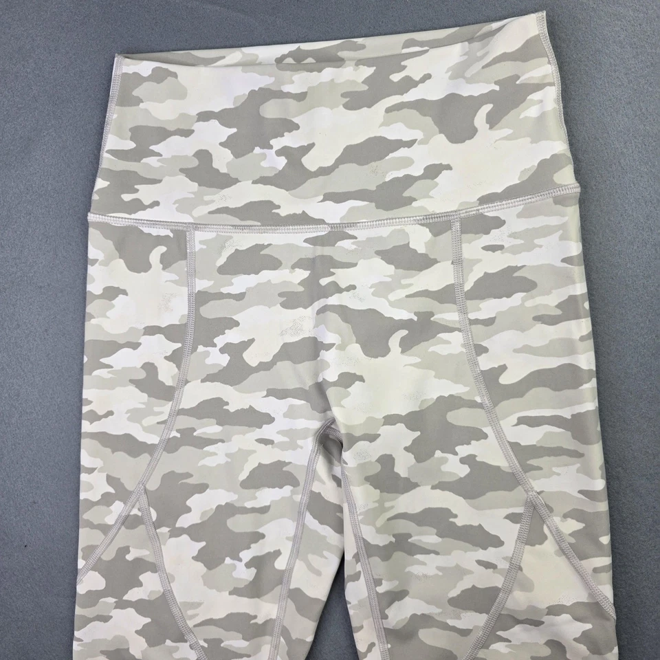 Leggings Aerie para mujer S M gris camuflaje tiro alto elásticos ocio yoga pantalones Foto 2 de 4
