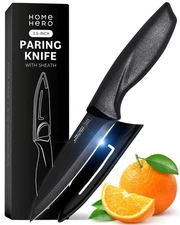 Home Hero 2 Pcs Grapefruit Knife with Sheath - High Carbon Stainless Steel Chopp