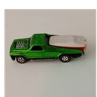 Hot Wheels Redlines Seasider Green Diecast Car Removable Boat 1969 1:64