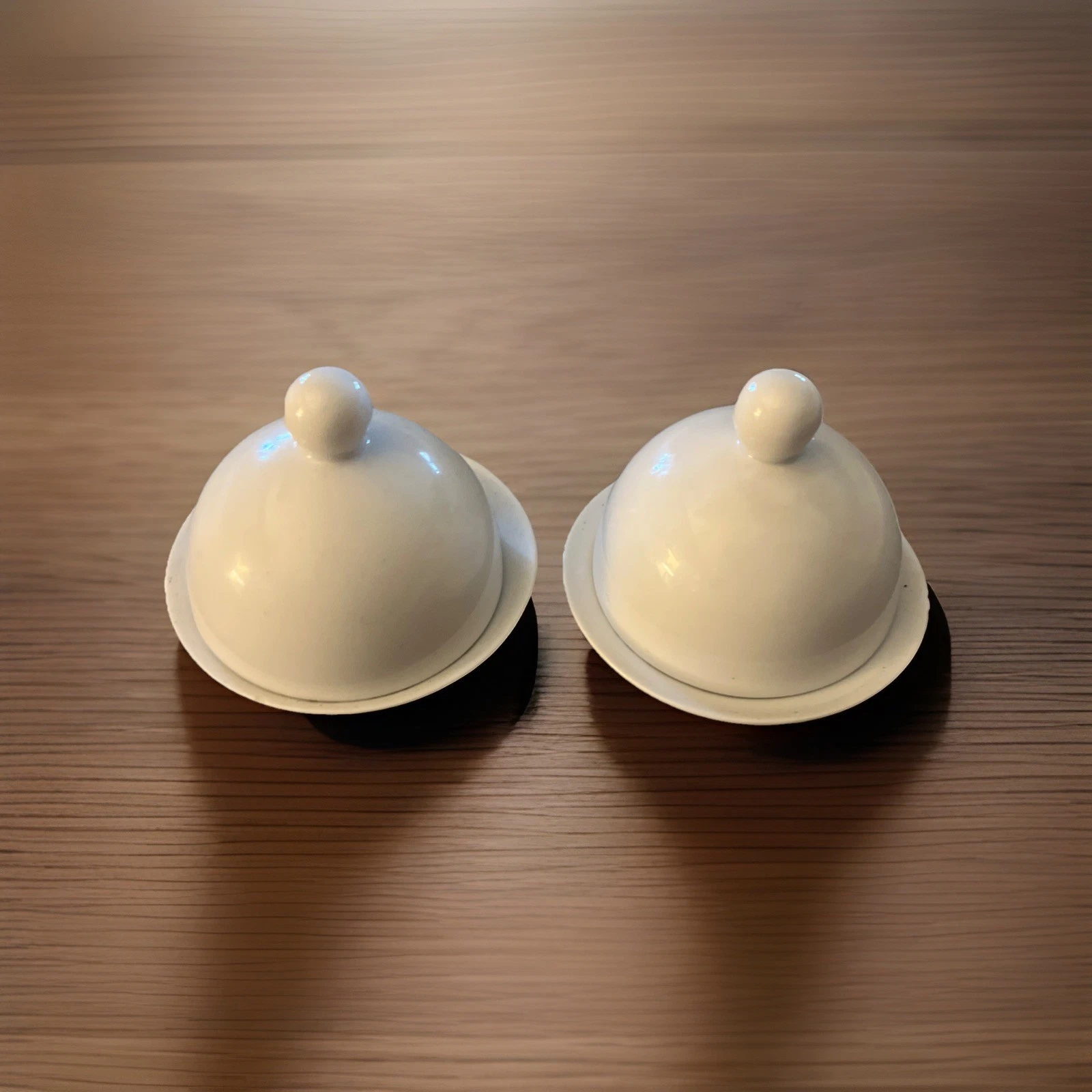 2 Vintage Home Dome Butter Dishes with Lid White Porcelain
Opens in a new window or tab
