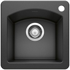 Blanco 440205 Diamond 15" Drop-In or Undermount Single Basin - Anthracite