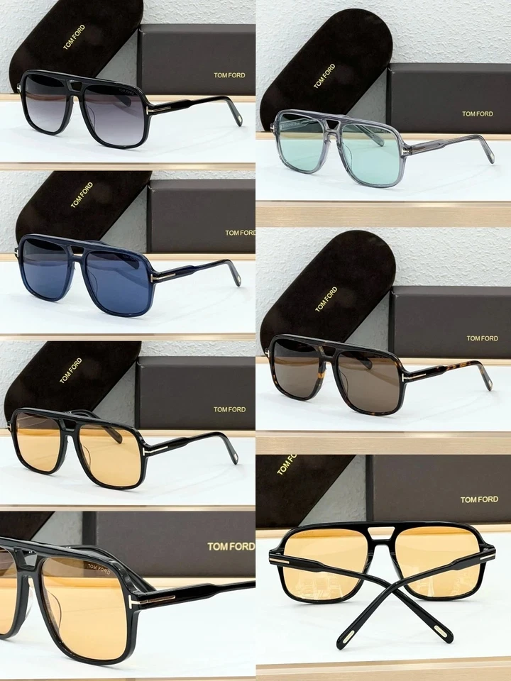 Gafas de sol cuadradas de moda Tom Ford TF884 - Protección UV para mujer TALLA: 60-18-145 Foto 2 de 4