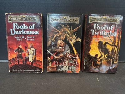 The Pools Trilogy (Heroes Of Phlan) Complete 1-3 Forgotten Realms VTG TSR 1st Ed