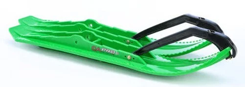 C&A Boondock Extreme BX Skis - Green Snowmobile 77380399 650655 - Image 2 of 4