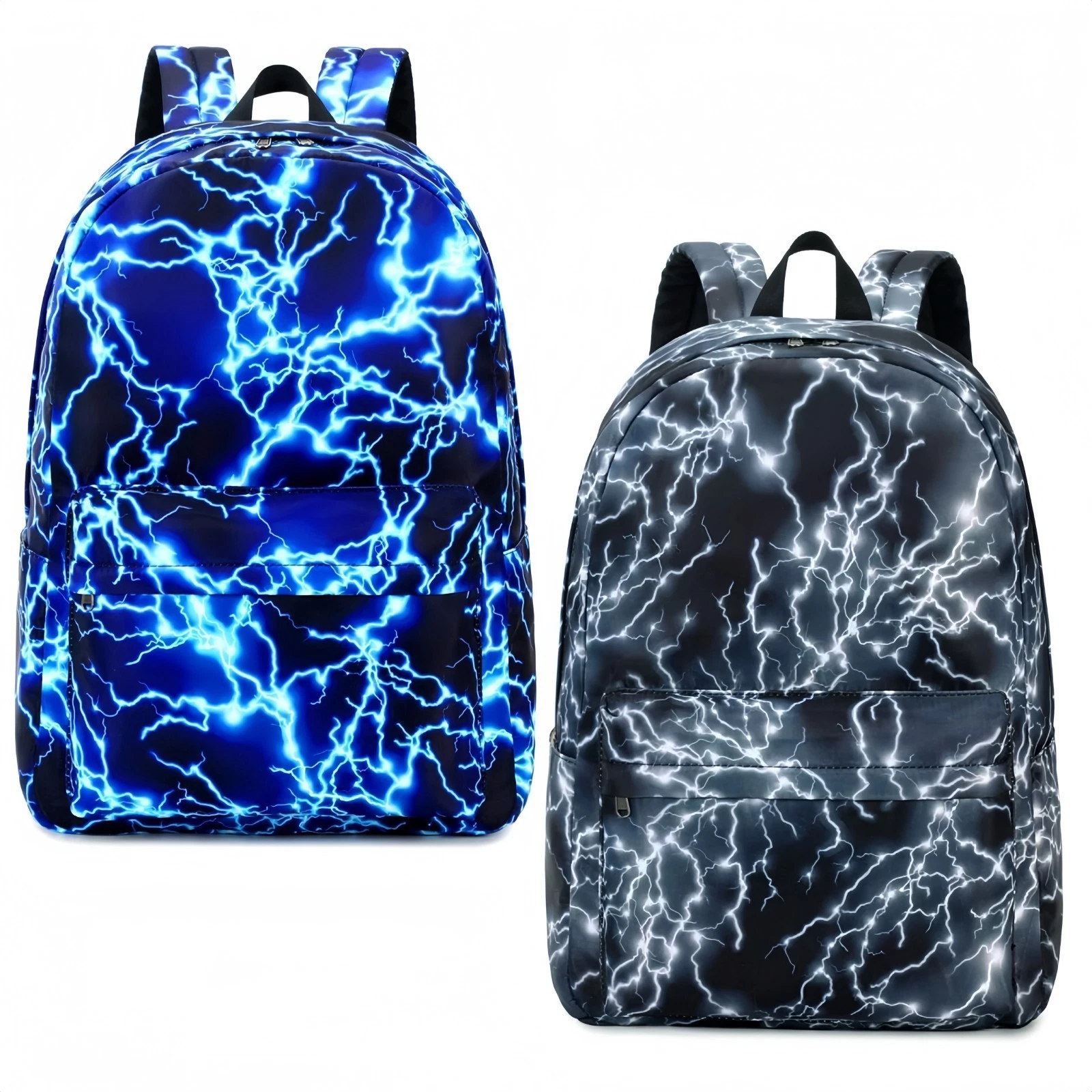 School Backpack Elementary Middle Lightning Bookbag Laptop Teenager Waterproof