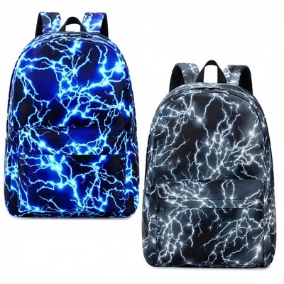 School Backpack Elementary Middle Lightning Bookbag Laptop Teenager Waterproof
