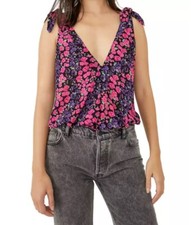 FREE PEOPLE BARE IT ALL BODYSUIT OB1126695 FLORAL PARTY COMBO SIZE XS, S M