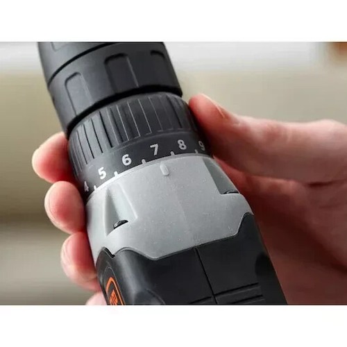 Taladro atornillador inalámbrico Black & Decker 18V x1 batería de 1,5ah + cargador BCD001C1-GB - Imagen 8 de 9