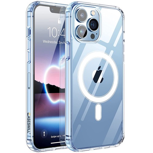 Clear Magnetic Case + Wireless Charger For iPhone 14 Plus 13 12 11 Pro XS Max XR - 第 20/21 張圖片
