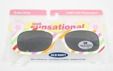 OLD NAVY BABY GIRL NWT SUNGLASSES COLORFUL STRIPES 100 UV PROTECTION ONE SIZE