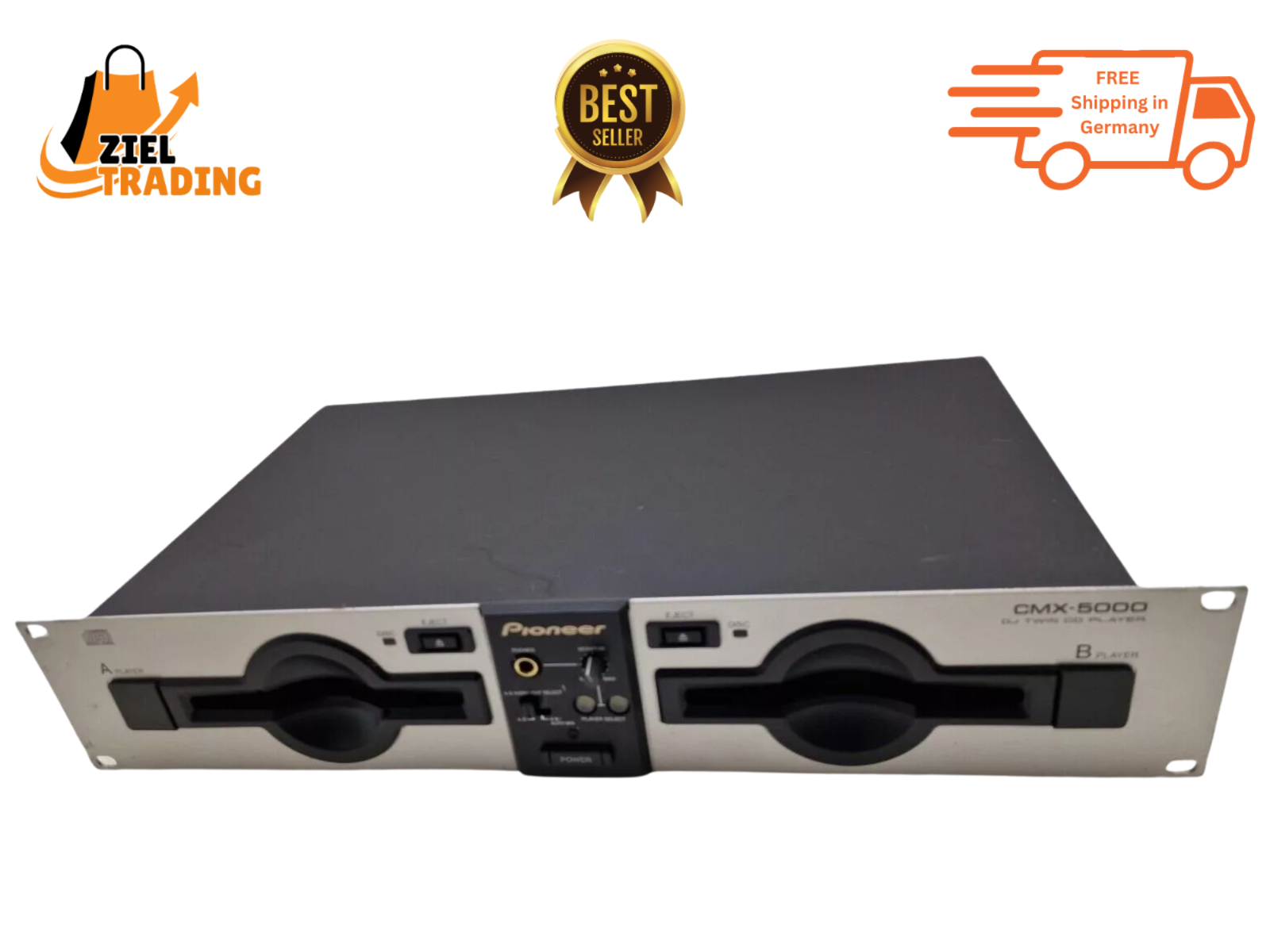 Pioneer CMX-5000 DJ Twin Compact Disc CD-Player-Nicht Getestet