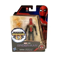 Hasbro Marvel Studios Spider-Man Red, Blue & Gold Mystery Web Gear Action Figure