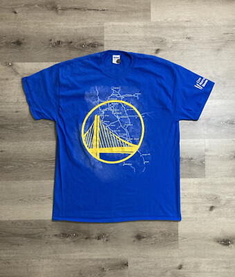 golden state warriors protect warriors Ground bay area map t shirt mens xl Nba