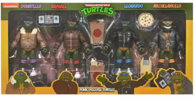 Tmnt Teenage Mutant Ninja Schildkröten Cartoon Punk 4-pack NECA Live