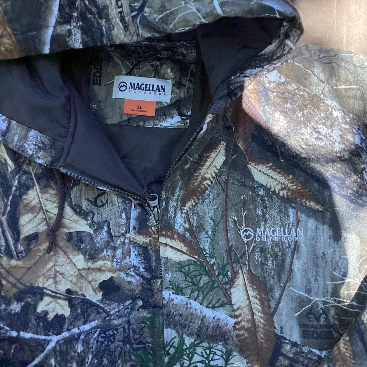 Magellan Outdoors Full Zip Hoodie Jacket Size XL