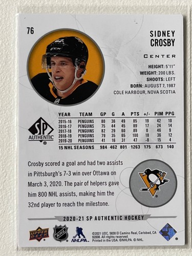 Sidney Crosby , Hockey card, assorted years & compagnies Pick From List !! - Picture 23 of 67