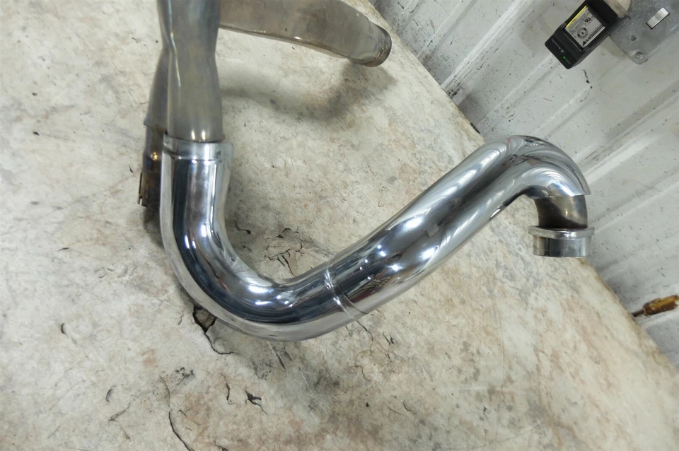 08 Polaris Victory Vision 106 silenciador trasero tubo conector cabezal tubo Foto 2 de 4