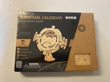 ROKR Perpetual Calendar w/ Mechanical Gears 3D Wooden Puzzle