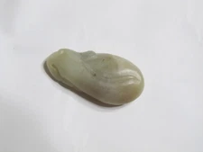 Chinese Carved melon shaped Jade Pendant