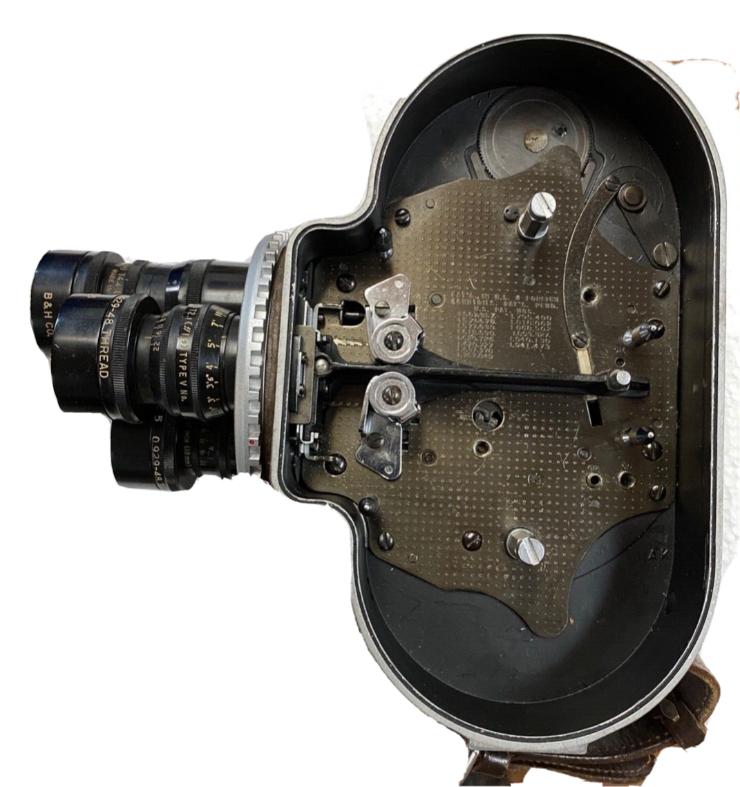 Bell & Howell 16mm Filmo 70 Cine Camera w/3 Lenses Rebuilt Bell & Howell 16mm Filmo 70 Cine Camera w/3 Lenses Rebuilt