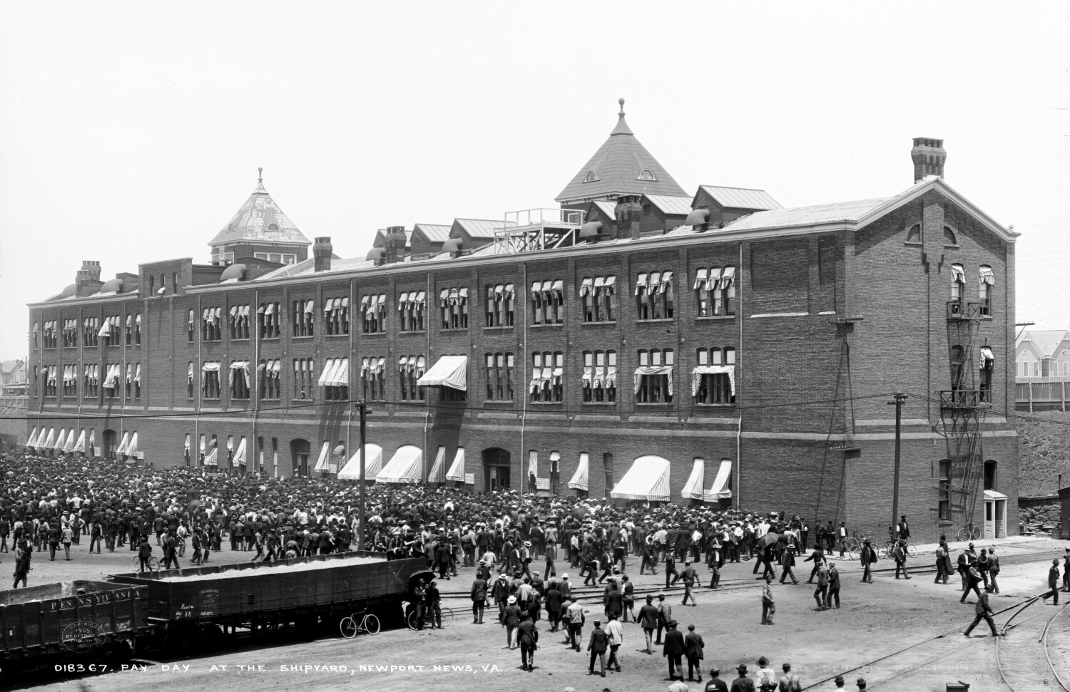 1905 Shipyard, Newport News, Virginia Vintage Photograph 11