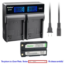 Kastar Ei-D-Li1 Battery LCD Rapid Charger for Trimble 38403, 5700, 5800, 92600