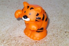 Fisher Price Little People  TIGER FIGURE  African Safari Zoo Jungle  2007