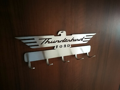 FORD THUNDERBIRD Schlüsselhalter SUPER COUPE CONVERTIBLE V8 Deko Wand anhänger 