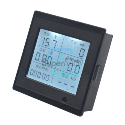 DC 6-100V 20A Digital Voltmeter Ammeter Voltage Amp Current Meter Power Tester