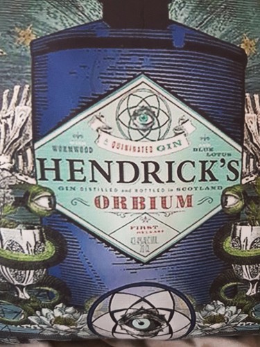 1x Hendricks Orbium Gin Cushion Cover Pillow Case 18” 45x45cm Party Gift - Picture 2 of 12