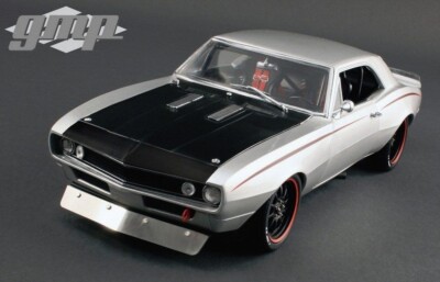1967 CHEVROLET STREET FIGHTER CAMARO  COUPE CAR 1:18 GMP 18806 CHEVY ACME SILVER