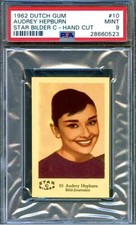 1962 AUDREY HEPBURN 1/1 *RARE* PSA 9 MINT (DUTCH GUM) *AMAZING* (HIGHEST GRADED)
