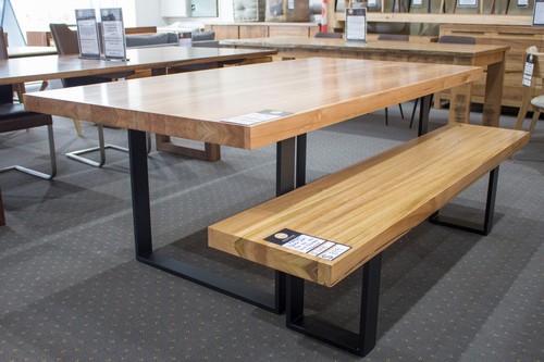 Panama 1900mm Wide Bench - Australian Messmate Timber - Clearance ...