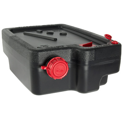 Hyper Tough 10 Quart Automotive Drain Pan Container, 420013HTMI, Black