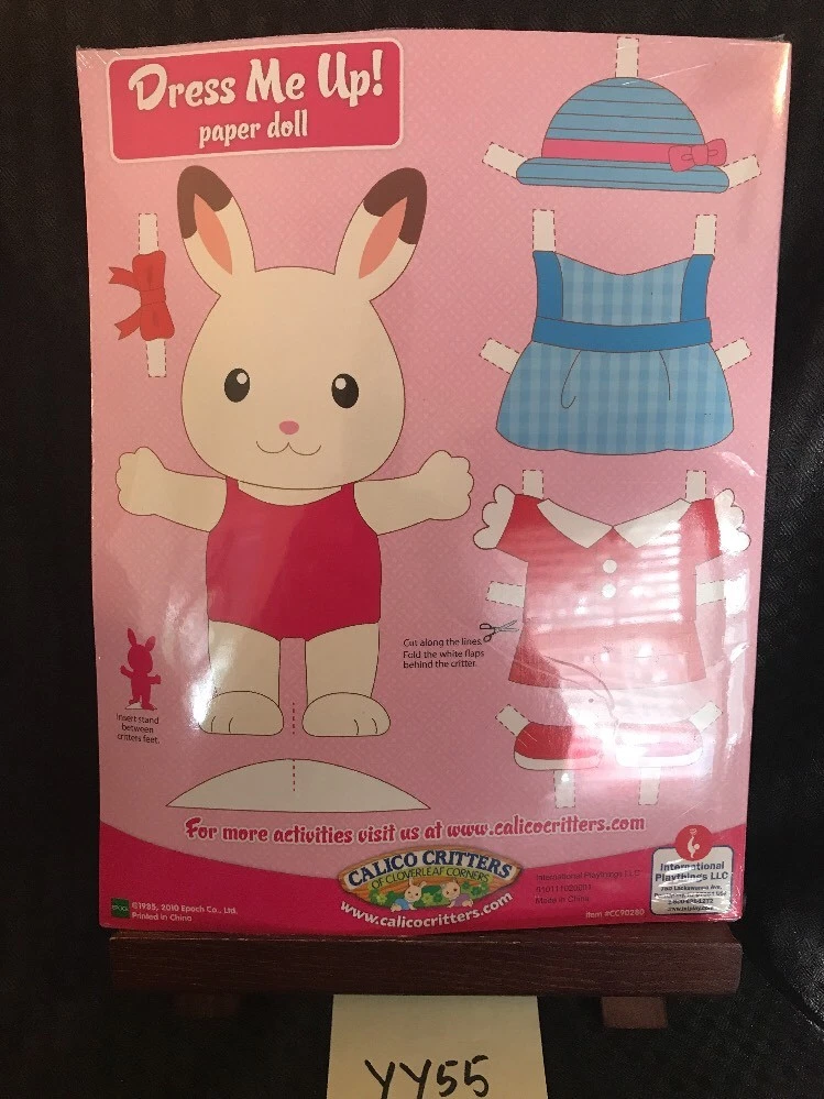 Calico Critters Cloverleaf All My Friends Coloring book w Crayons NEW FREE S H